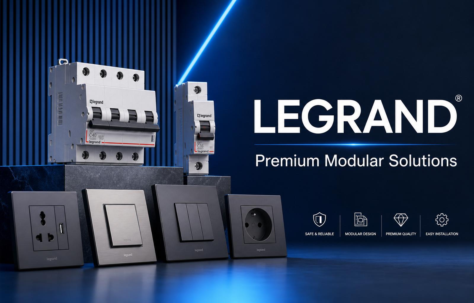 Legrand modular switches and wiring devices